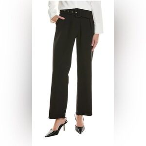 Nanette Lepore Straight Leg Black High-Waisted Trousers Women’s Size 4